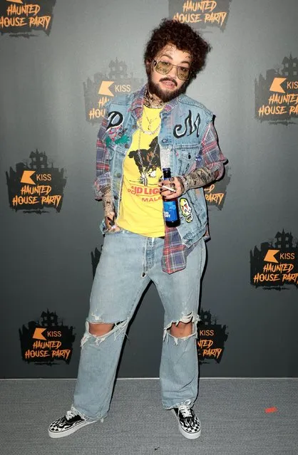 Rita Ora as Post Malone attends KISS Haunted house Party 2018 at The SSE Arena, Wembley on October 26, 2018 in London, England. (Photo by James Shaw/Rex Features/Shutterstock)