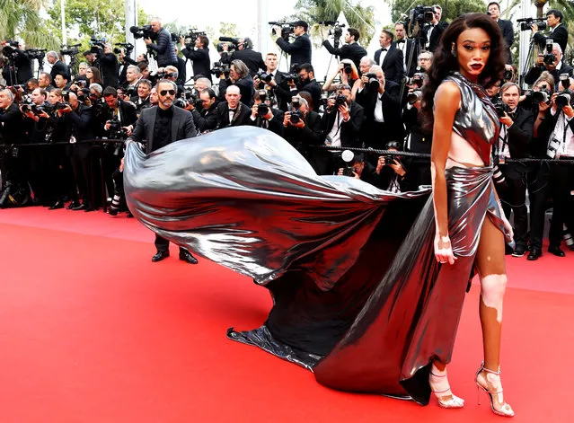 Model Winnie Harlow poses at the 71st Cannes Film Festival, May 15, 2018. (Photo by Eric Gaillard/Reuters)