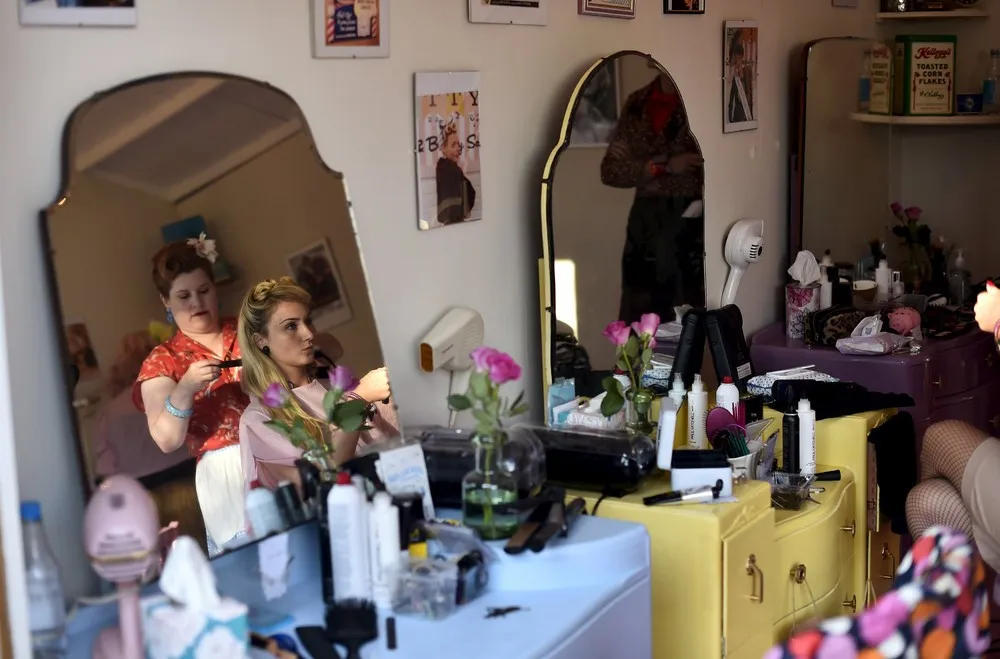 Goodwood Revival Historic Motor Racing Festival in South England