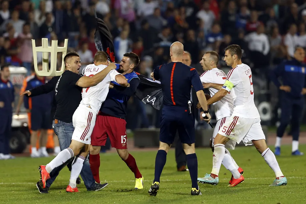 Serbia vs Albania Clash