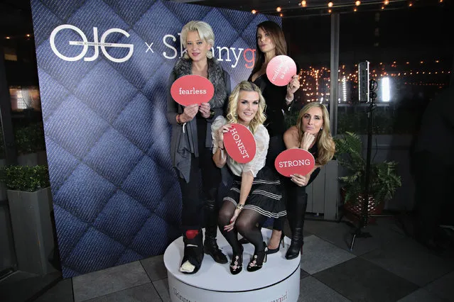 Dorinda Medley, Tinsley Mortimer, Bethenny Frankel and Sonja Morgan attend as ONE Jeanswear Group and Bethenny Frankel Celebrate the Launch of Skinnygirl Jeans on January 9, 2018 in New York City. (Photo by Cindy Ord/Getty Images for Skinnygirl Jeans)