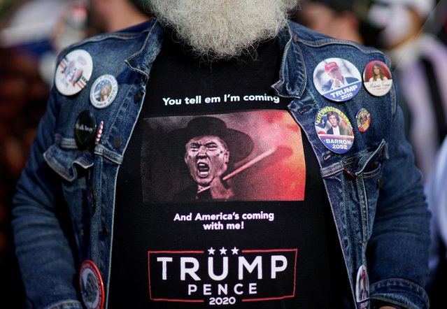 A supporter of President Donald Trump waits for the election results in Philadelphia, Pennsylvania, November 6, 2020. (Photo by Eduardo Muñoz/Reuters)