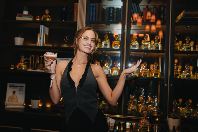 American Influencer and model Haley Kalil attends the VIP Preview of the PATRÓN Speakuneasy on Thursday, September 18th, 2025 in New York. (Photo by Angel Montalvo/Up on Game)