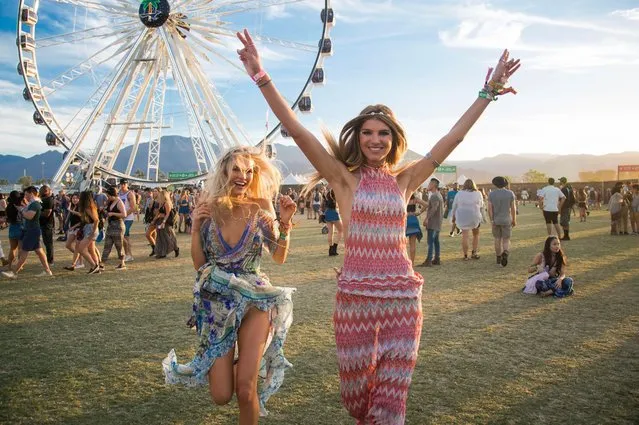 Concertgoers attend the Coachella Valley Music and Arts Festival in Indio, California, U.S., April 2017. (Photo by 2017 Invision)