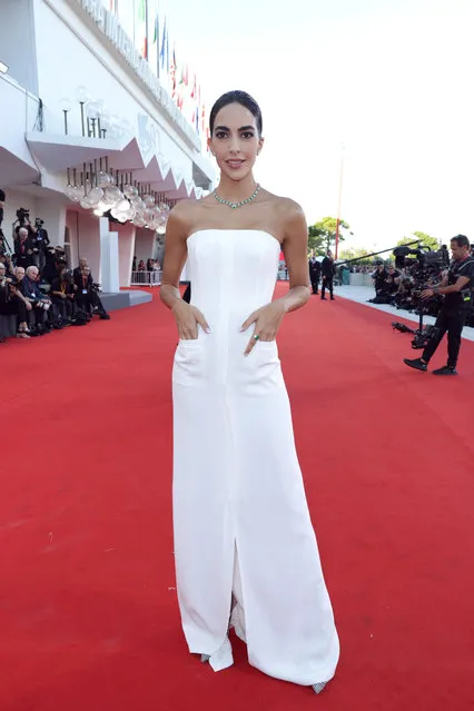 Spanish actress Rocío Muñoz Morales attends a red carpet for the movie “Priscilla” at the 80th Venice International Film Festival on September 04, 2023 in Venice, Italy. (Photo by Pascal Le Segretain/Getty Images)