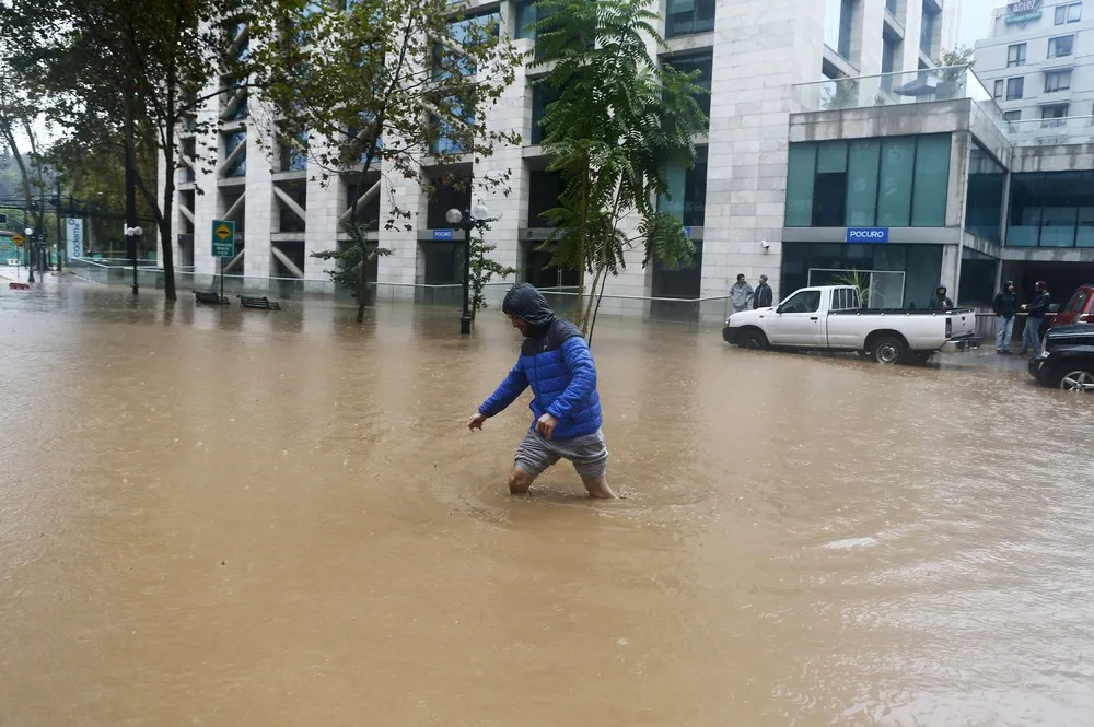 Flood in Santiago