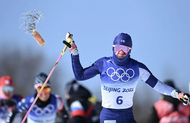 Kerttu Niskanen of Finland competes during the cross-country skiing women's 30km mass start free of Beijing 2022 Winter Olympics at National Cross-Country Skiing Centre in Zhangjiakou, north China's Hebei Province, February 20, 2022. (Photo by Xinhua News Agency/Rex Features/Shutterstock)
