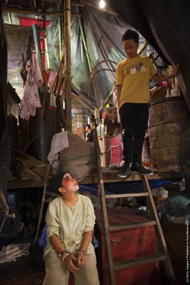 Behind The Scenes At The Chinese Opera In Thailand