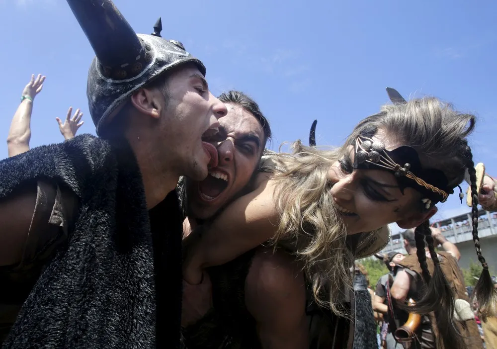 Viking Festival of Catoira in Spain