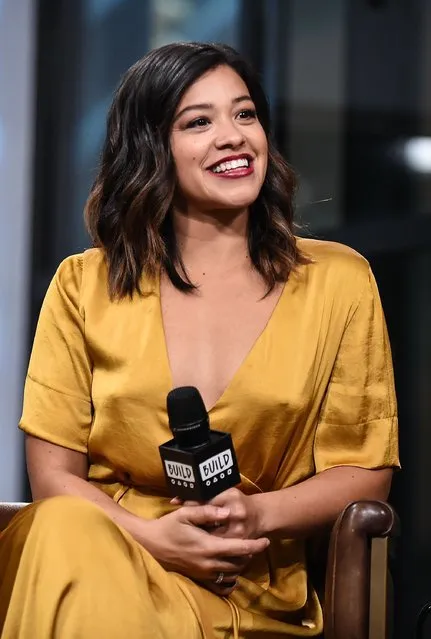 Gina Rodriguez attends the Build Series to discuss the new film “The Star” at Build Studio on November 6, 2017 in New York City. (Photo by Daniel Zuchnik/WireImage)