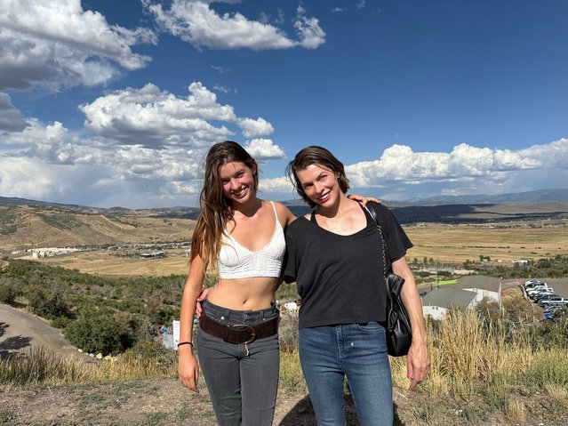 Actress Milla Jovovich and daughter Ever Anderson take a summer road trip while on their way to Utah on August 17, 2025. (Photo by millajovovich/Instagram)