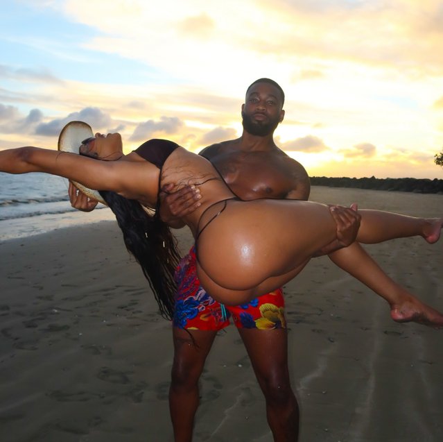 American rapper Megan Thee Stallion in the last decade of August 2025 shows off some booty while celebrating her bestie Kellon Deryck’s birthday. (Photo by theestallion/Instagram)