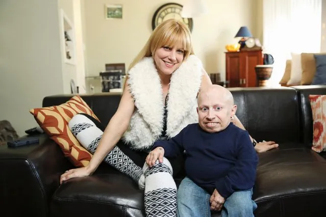 Verne Troyer when he was on “Celebrity Wife Swap” with his girlfriend Brittney in Los Angeles, CA on February 8, 2015. Verne Troyer, the actor best known for playing Mini-Me in the “Austin Power” films and one of the shortest men in the world, has died on April 21, 2018. He was 49. (Photo by Adam Taylor/ABC via Getty Images)