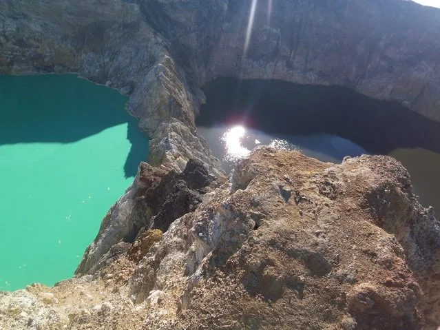 Indonesia Lakes of Mount Kelimutu