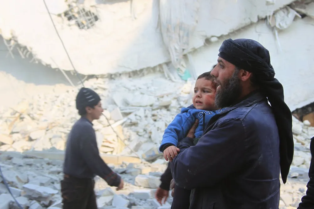 Suspected Russian Warplanes Kill Scores of People in Syria's Idlib