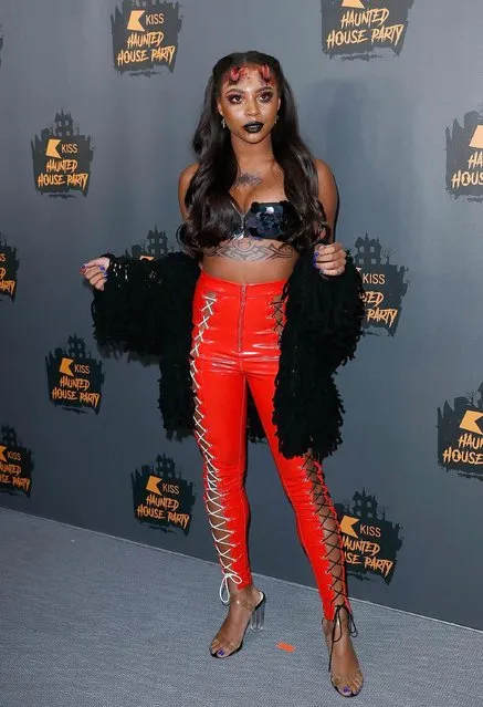 Samira Mighty attends KISS Haunted house Party 2018 at The SSE Arena, Wembley on October 26, 2018 in London, England. (Photo by John Phillips/Getty Images)