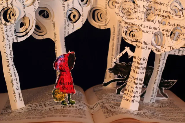 Book Sculpture by Justin Rowe