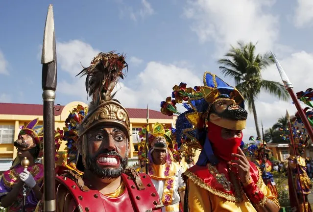 Penitents locally called “Morions” take part in the start of Holy Week celebrations in Mogpog, Marinduque in central Philippines March 21, 2016. (Photo by Erik De Castro/Reuters)