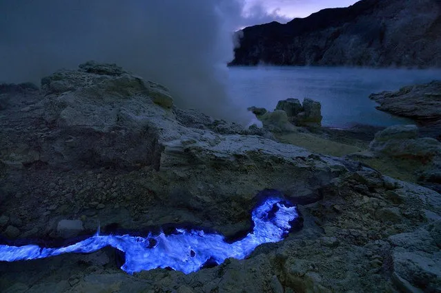 Blue Lava, Kawah Ijen Volcano, Indonesia