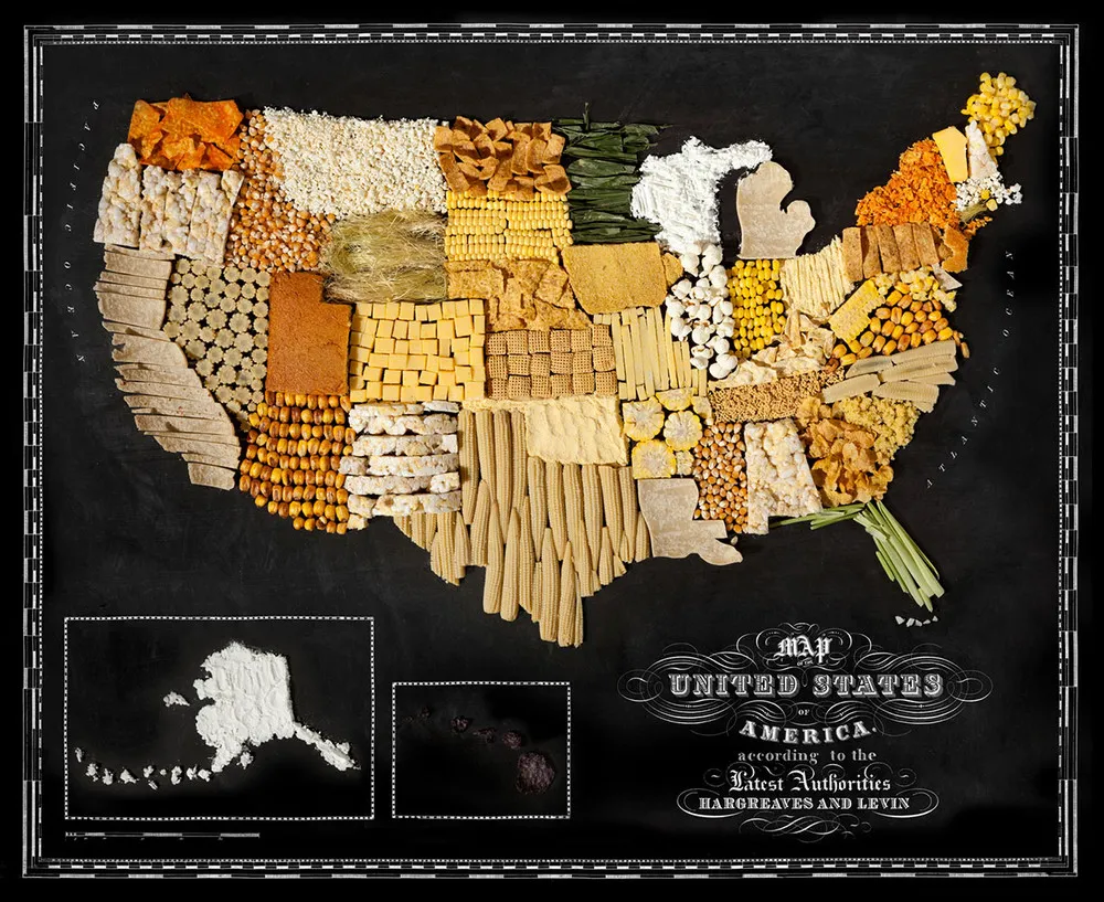 Wonderful Food Maps By Henry Hargreaves And Caitlin Levin
