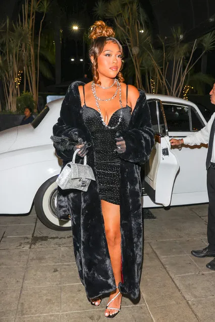 American socialite and model Jordyn Woods is seen on September 19, 2022 in Los Angeles, California. (Photo by Rachpoot/Bauer-Griffin/GC Images)