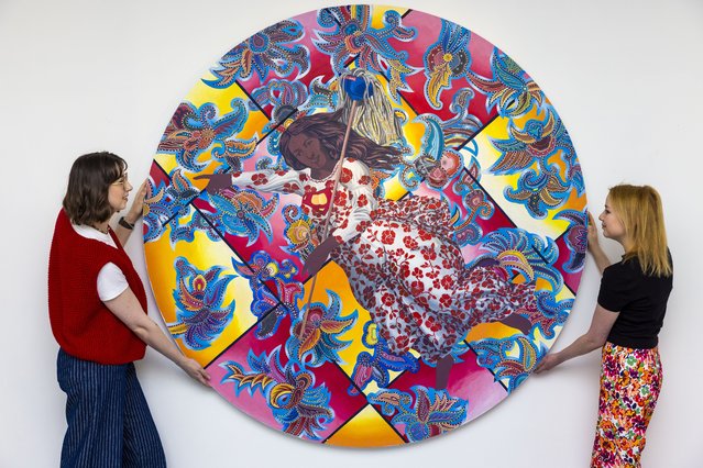 Pop art comes to Wakefield: a new exhibition by the Nepalese-born artist Manish Harijan, called Untouchable Utopia, opened at the Art House in the Yorkshire city on March 1 and runs until April 24, 2025. (Photo by Times photographer James Glossop)