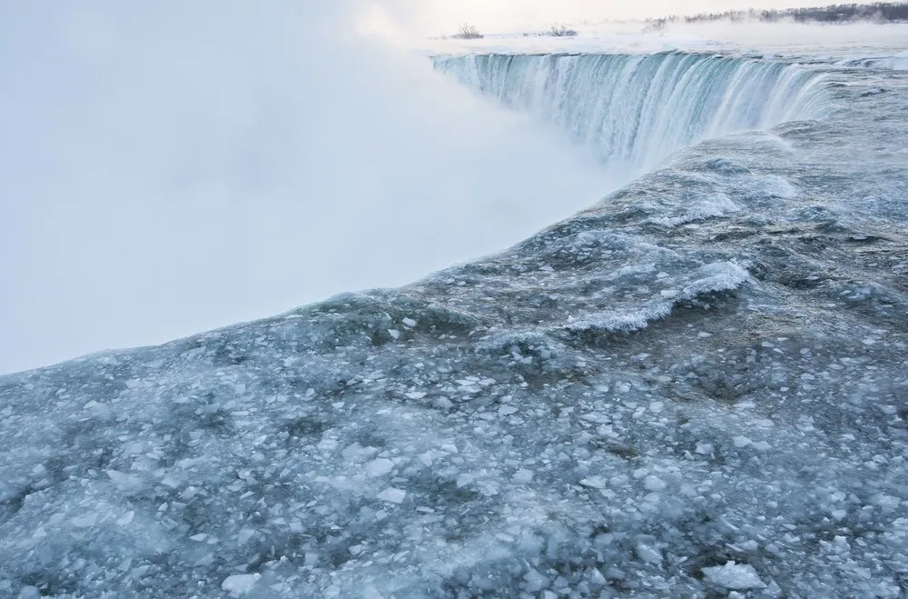 Niagara Falls Transformed into Icy Spectacle