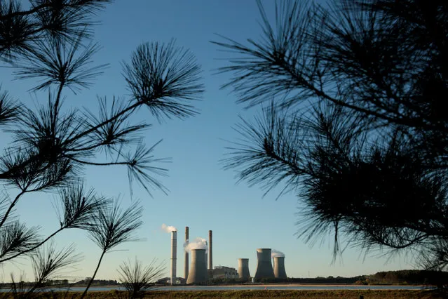 The Robert W Scherer Power Plant, a coal-fired electricity plant operated by Georgia Power, a subsidiary of the Southern Company, in Juliette, Georgia, U.S. April 1, 2017. (Photo by Chris Aluka Berry/Reuters)