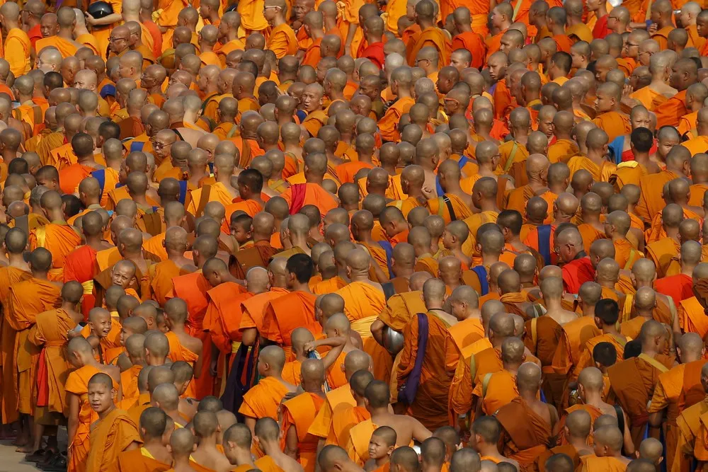 Controversial Temple Holds Massive Alms-Giving Event