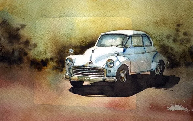 Watercolor Painting By Bjorn Bernstrom