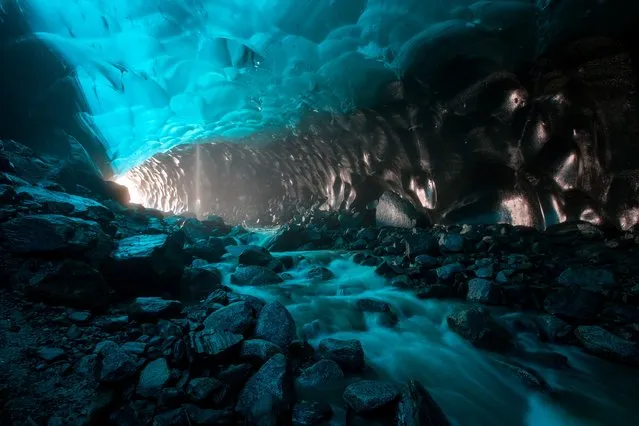 “Deep Blue Cave”. Beautiful icecave at Mendenhall Glacier, Juneau Alaska. (Photo and caption by Yosuke Sano/National Geographic Traveler Photo Contest)