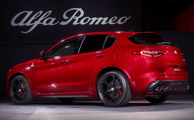 Alfa Romeo introduces the 2018 Stelvio SUV at the 2016 Los Angeles Auto Show in Los Angeles, California, U.S November 16, 2016. (Photo by Mike Blake/Reuters)