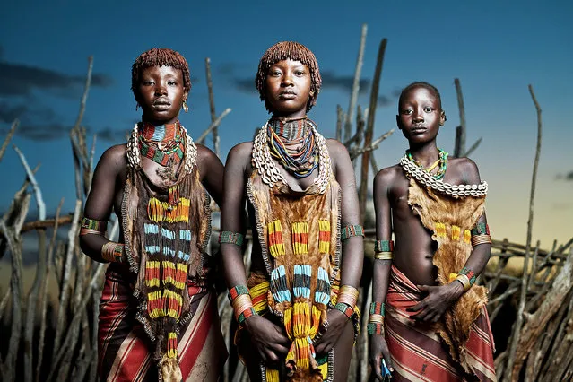 Hamer from Ethiopia. These tribes may soon go out of existence but have been captured in a series of incredible images by a photographer travelling the world to document them. The striking shots were taken by Polish photographer Adam Koziol who has travelled the world documenting tribes. (Photo by Adam Koziol/Media Drum Images)