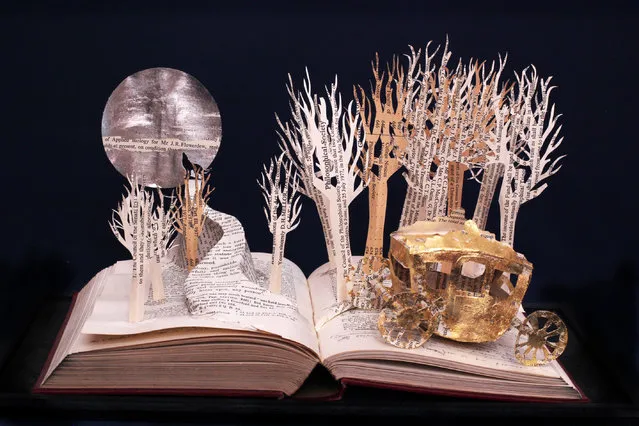 Book Sculpture by Justin Rowe