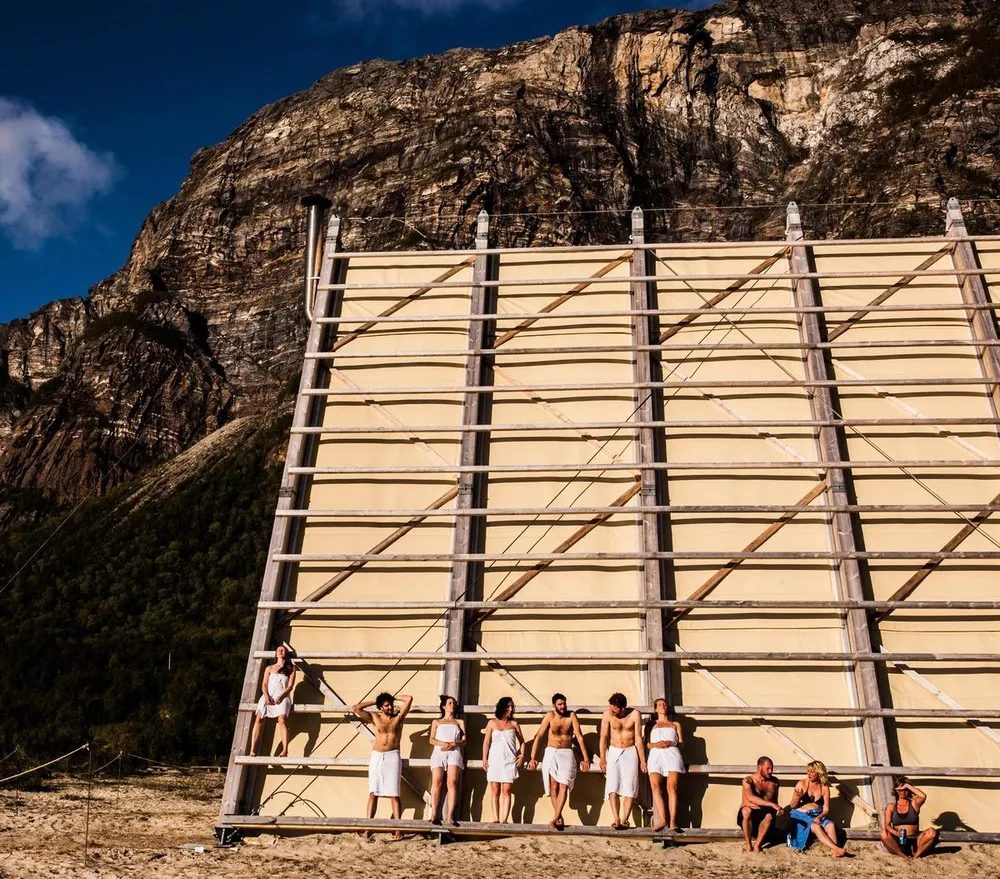 The World's Largest Sauna Opens in Norway