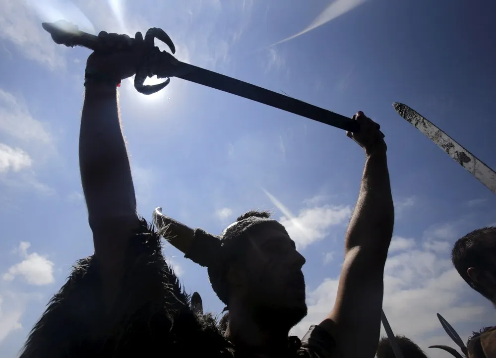 Viking Festival of Catoira in Spain