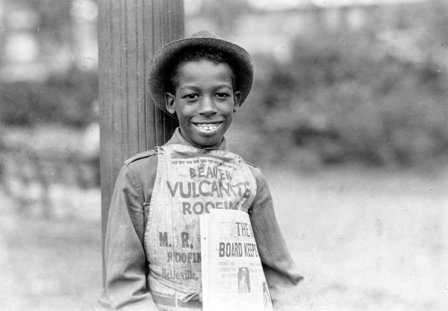 Roland, an eleven year old newspaper carrier in New Jersey. USA. (Photo by Lewis Wickes Hine/Library of Congress/Corbis/VCG via Getty Images)