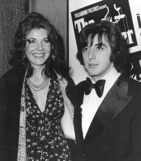 Actor Al Pacino and actress Jill Clayburgh attend the world premiere of Pacino's latest motion picture “The Godfather”, in which he stars as the mobster Michael Corleone, in New York, on March 14, 1972. (Photo by AP Photo)