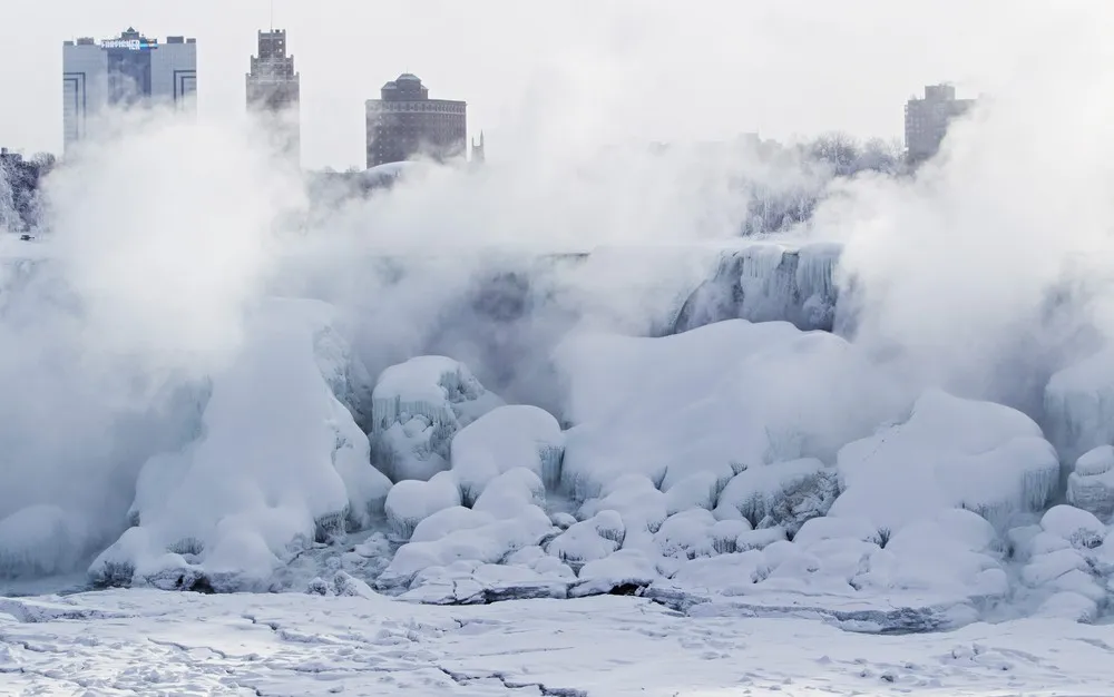 Niagara Falls Transformed into Icy Spectacle
