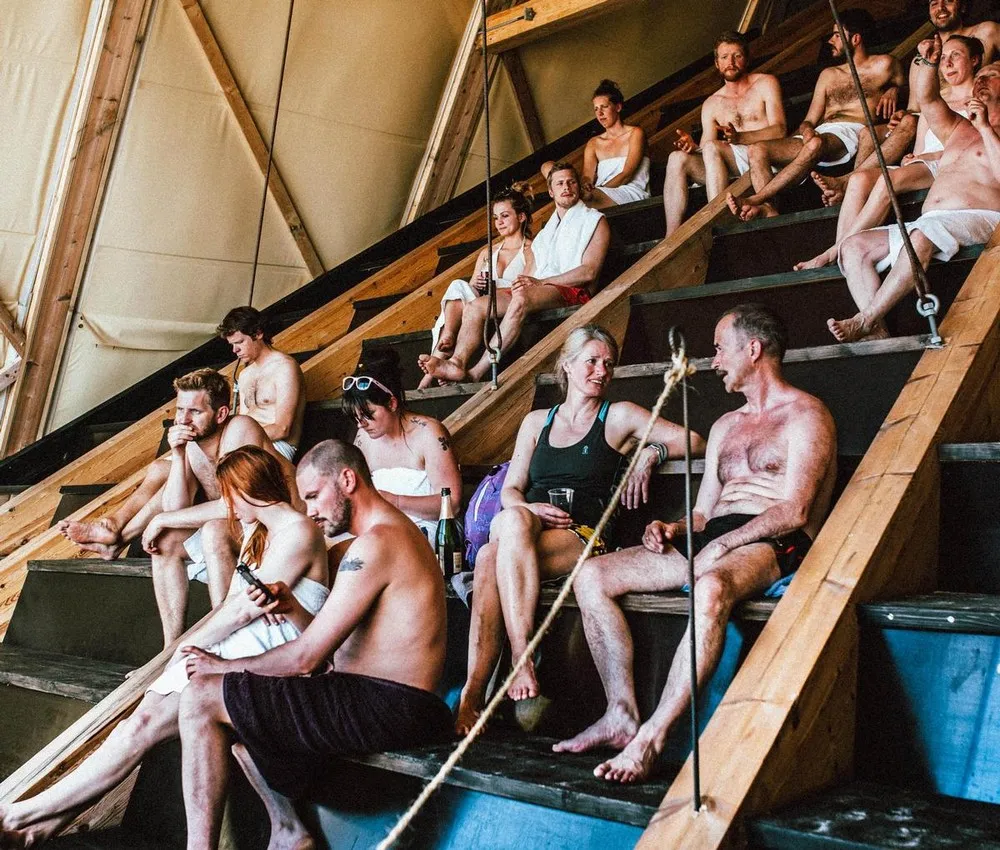 The World's Largest Sauna Opens in Norway