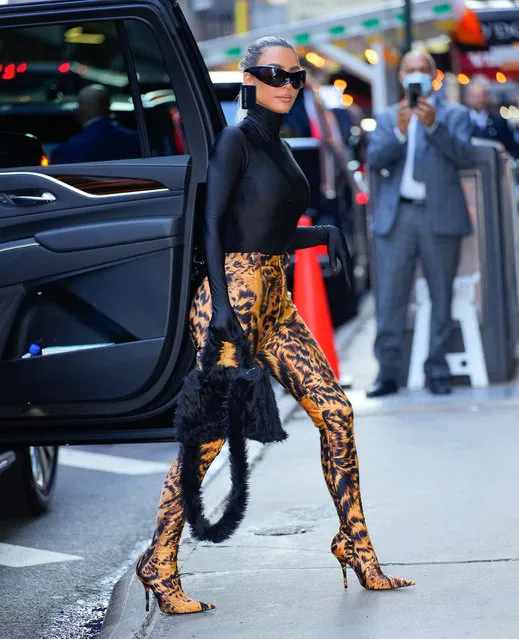 American socialite Kim Kardashian arrives at GMA on September 19, 2022 in New York City. (Photo by Gotham/GC Images)
