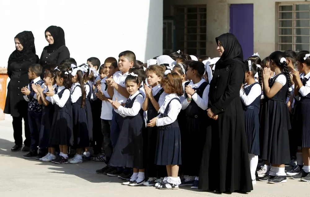 First Day of the New School Term in Baghdad