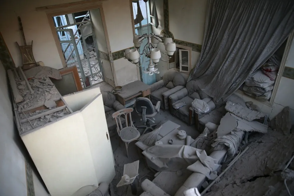 Aftermath of Shelling in Damascus