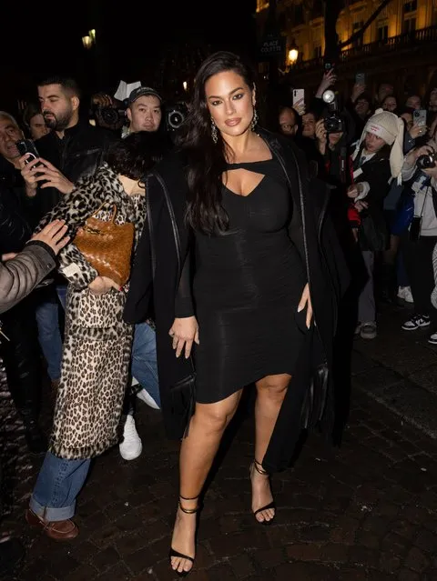 Ashley Graham attends the Isabel Marant Womenswear Fall/Winter 2024-2025 show as part of Paris Fashion Week on February 29, 2024 in Paris, France. (Photo by Arnold Jerocki/Getty Images)