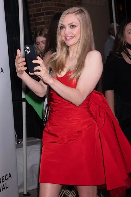 “The Dropout” star, American actress Amanda Seyfriedattends “88” premiere during the 2022 Tribeca Festival at Village East Cinema on June 11, 2022 in New York City. (Photo by Janet Mayer/Splash News and Pictures)