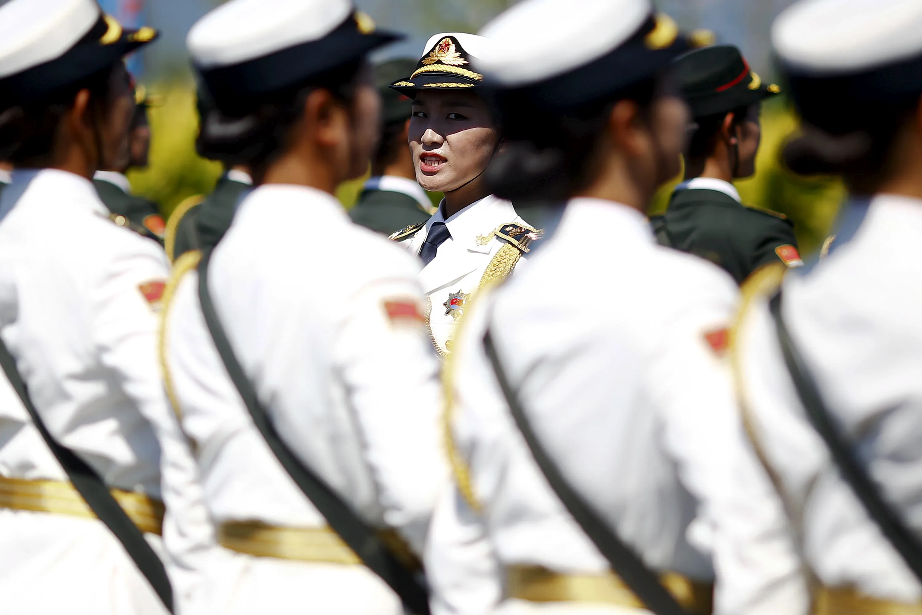 Training Session for a Military Parade in China