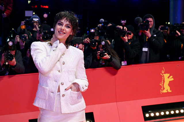 Cast member, American actress Kristen Stewart at the Sterben (Dying) premiere during the 74th Berlinale International Film Festival Berlin at Berlinale Palast on February 18, 2024 in Berlin, Germany. (Photo by Annegret Hilse/Reuters)