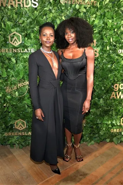 “Black Panther: Wakanda Forever” Lupita Nyong'o and Danai Gurira attend The 2022 Gotham Awards at Cipriani Wall Street on November 28, 2022 in New York City. (Photo by Dimitrios Kambouris/Getty Images for The Gotham Film & Media Institute)