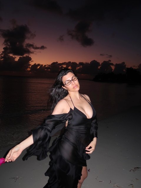 American media personality and socialite Kourtney Kardashian is “grateful for all 46 years” while celebrating her birthday in the second decade of April 2025. (Photo by kourtneykardash/Instagram)