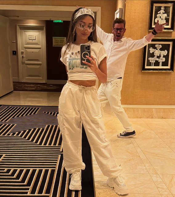 American actress Brenda Song in the last decade of July 2025 had the “best night of my life” while seeing the Backstreet Boys perform in Las Vegas with husband Macaulay Culkin. (Photo by brendasong/Instagram)